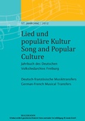 Cover: Lied und popul&auml;re Kultur - Song and Popular Culture 57 (2012) - Waxmann Verlag GmbH