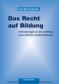 Cover: Das Recht auf Bildung - Waxmann Verlag GmbH