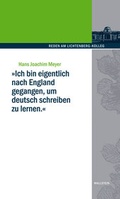 Cover: &raquo;Ich bin eigentlich nach England gegangen, um deutsch schreiben zu lernen&laquo; - Wallstein