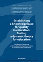 Cover: Establishing a knowledge base for quality in education: Testing a dynamic theory for education - Waxmann Lehrbuch