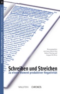 Cover: Schreiben und Streichen - Wallstein