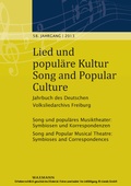 Cover: Lied und popul&auml;re Kultur - Song and Popular Culture 58 (2013) - Waxmann Verlag GmbH