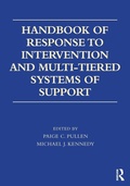 Cover: Handbook of Response to Intervention and Multi-Tiered Systems of Support - Routledge