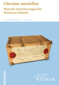 Cover: Literatur ausstellen - Wallstein