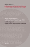 Cover: Geheimreport Deutsches Design - Wallstein
