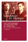 Cover: Generation als Strategie - Wallstein