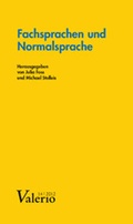 Cover: Fachsprachen und Normalsprache - Wallstein