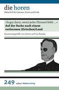 Cover: &raquo;Sogar dann, wenn jeder Himmel fehlt ...&laquo; - Wallstein