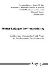 Abbildung von: Fünfter Leipziger Insolvenzrechtstag - Logos Berlin