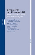 Cover: Geschichte der Germanistik - Wallstein