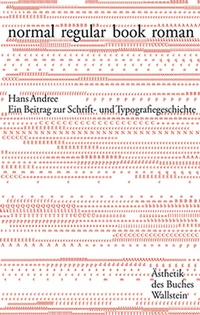 Abbildung von: normal regular book roman - Wallstein