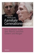 Cover: Familiale Generationensorge - Wallstein