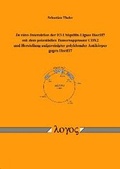 Cover: In vitro-Interaktion der E3-Ubiquitin-Ligase HectH7 mit dem potentiellen Tumorsuppressor CDX2 und Herstellung aufgereinigter polyklonaler Antik&ouml;rper gegen HectH7 - Logos Berlin