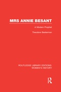 Cover: Mrs Annie Besant - Routledge