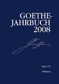 Cover: Goethe-Jahrbuch 125, 2008 - Wallstein