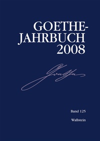 Abbildung von: Goethe-Jahrbuch 125, 2008 - Wallstein