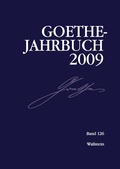 Cover: Goethe-Jahrbuch 126, 2009 - Wallstein