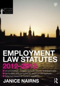 Cover: Employment Law Statutes 2012-2013 - Routledge