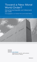 Cover: Toward a New Moral World Order? - Wallstein