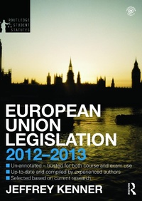 Enlarge image Cover: European Union Legislation - Routledge