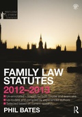Cover: Family Law Statutes - Routledge