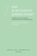 Cover: Aufkl&auml;rung und Hofkultur in Dresden - Wallstein