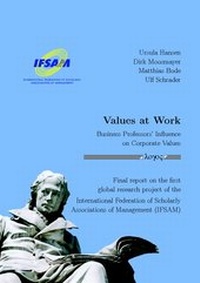 Enlarge image Cover: Values at Work -- Business Professors' Influence on Corporate Values - Logos Berlin