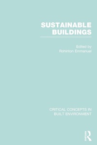 Enlarge image Cover: Sustainable Buildings - Routledge