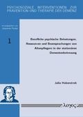 Cover: Berufliche psychische Belastungen, Ressourcen und Beanspruchungen von Altenpflegern in der station&auml;ren Dementenbetreuung - Logos Berlin