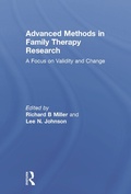Cover: Advanced Methods in Family Therapy Research - Routledge