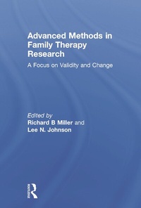 Enlarge image Cover: Advanced Methods in Family Therapy Research - Routledge