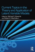 Cover: Current Topics in the Theory and Application of Latent Variable Models - Routledge