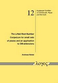 Abbildung von: The Lifted Root Number Conjecture for small sets of places and an application to CM-extensions - Logos Berlin
