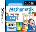 Cover: Duden-Trainer f&uuml;r Nintendo DS - Einfach klasse in Mathematik / 3./4. Klasse - DS-Karte - Duden Schulbuch