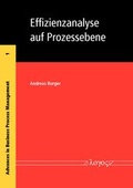 Cover: Effizienzanalyse auf Prozessebene - Logos Berlin