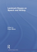 Cover: Landmark Essays on Speech and Writing - Routledge