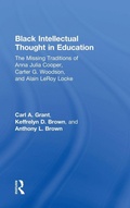Cover: Black Intellectual Thought in Education - Routledge