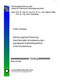 Cover: Ber&uuml;hrungsfreie Erfassung beschleunigter schubspannungsgetriebener Kraftstoffwandfilme unter Druckeinfluss - Logos Berlin