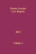 Cover: EGLR 2012 Volume 1 - Estates Gazette