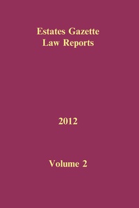 Enlarge image Cover: EGLR 2012 Volume 2 - Estates Gazette