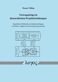 Cover: Vertragsdesign in hierarchischen Projektbeziehungen - Logos Berlin