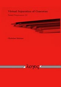 Enlarge image Cover: Virtual Separation of Concerns: Toward Preprocessors 2.0 - Logos Berlin