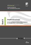 Cover: Vergaberecht in Europa - Logos Berlin