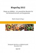 Cover: Biogas-Tag 2012 - Vulkan-Verlag