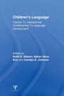 Cover: Children's Language - Routledge