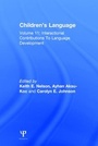 Cover: Children's Language - Psychology Press