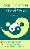 Cover: Children's Language - Routledge
