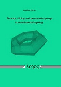 Abbildung von: Blowups, slicings and permutation groups in combinatorial topology - Logos Berlin