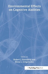 Enlarge image Cover: Environmental Effects on Cognitive Abilities - Psychology Press