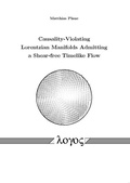Cover: Causality-Violating Lorentzian Manifolds Admitting a Shear-free Timelike Flow - Logos Berlin
